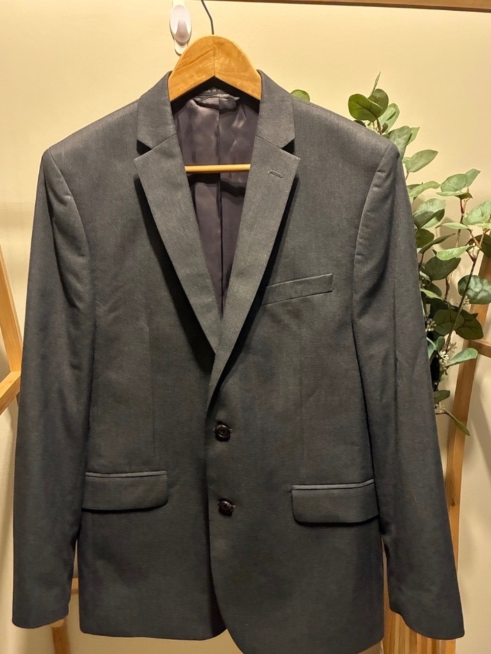Ralph Lauren Boys Charcoal Two Button Sports Coat